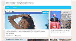 Desktop Screenshot of dailynewsro.com